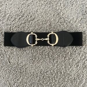Black Elastic Belt